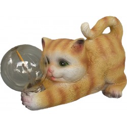 Lámpa szolár cica